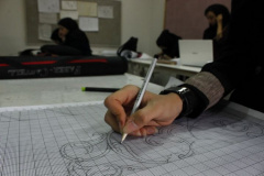 نمای داخلی کلاس های معماری و هنر ساختمان زنده یاد دکتر محمود اسلامی 11